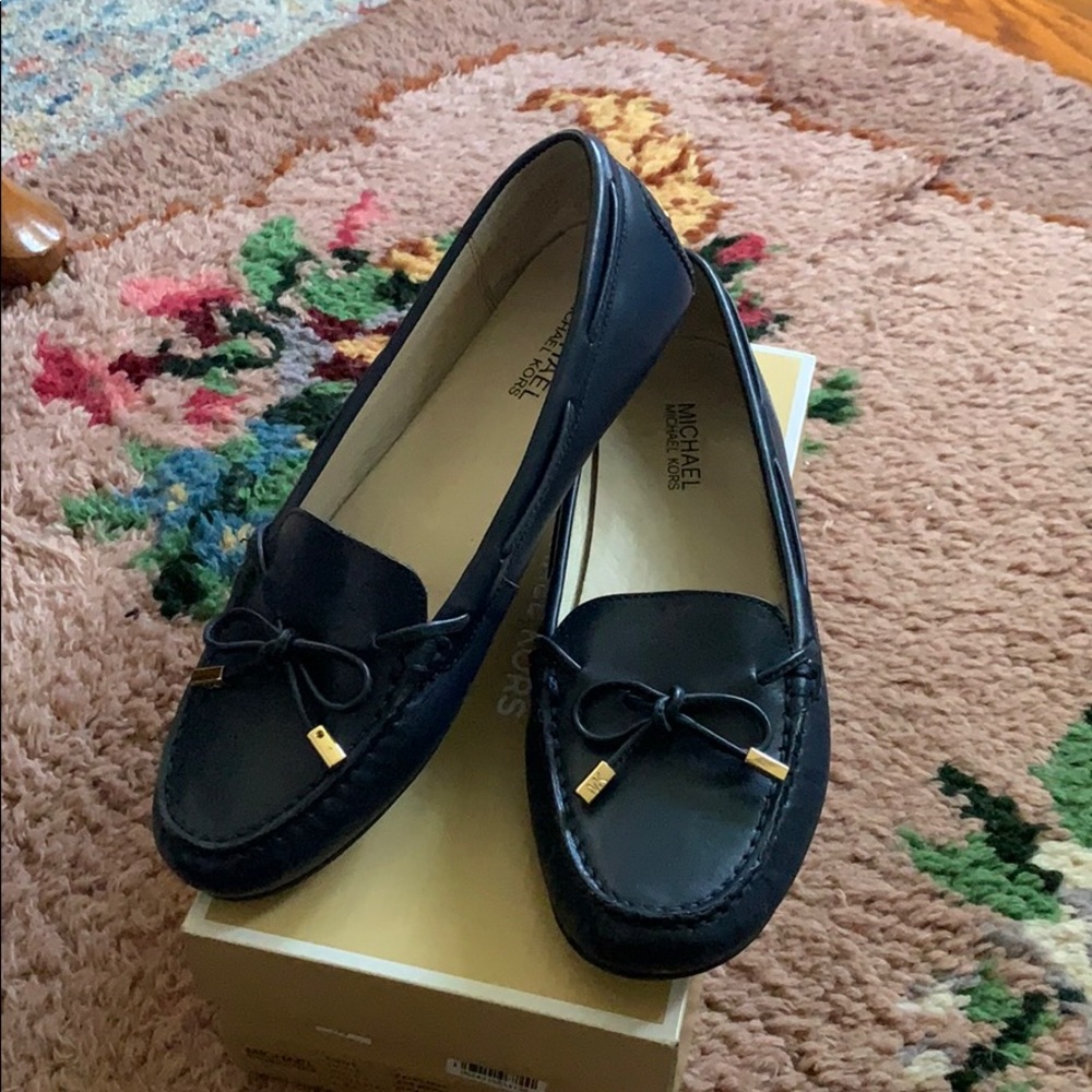 Navy Michael Kors Loafers